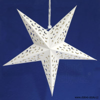 Vánoční závěsná papírová hvězda 60 cm 